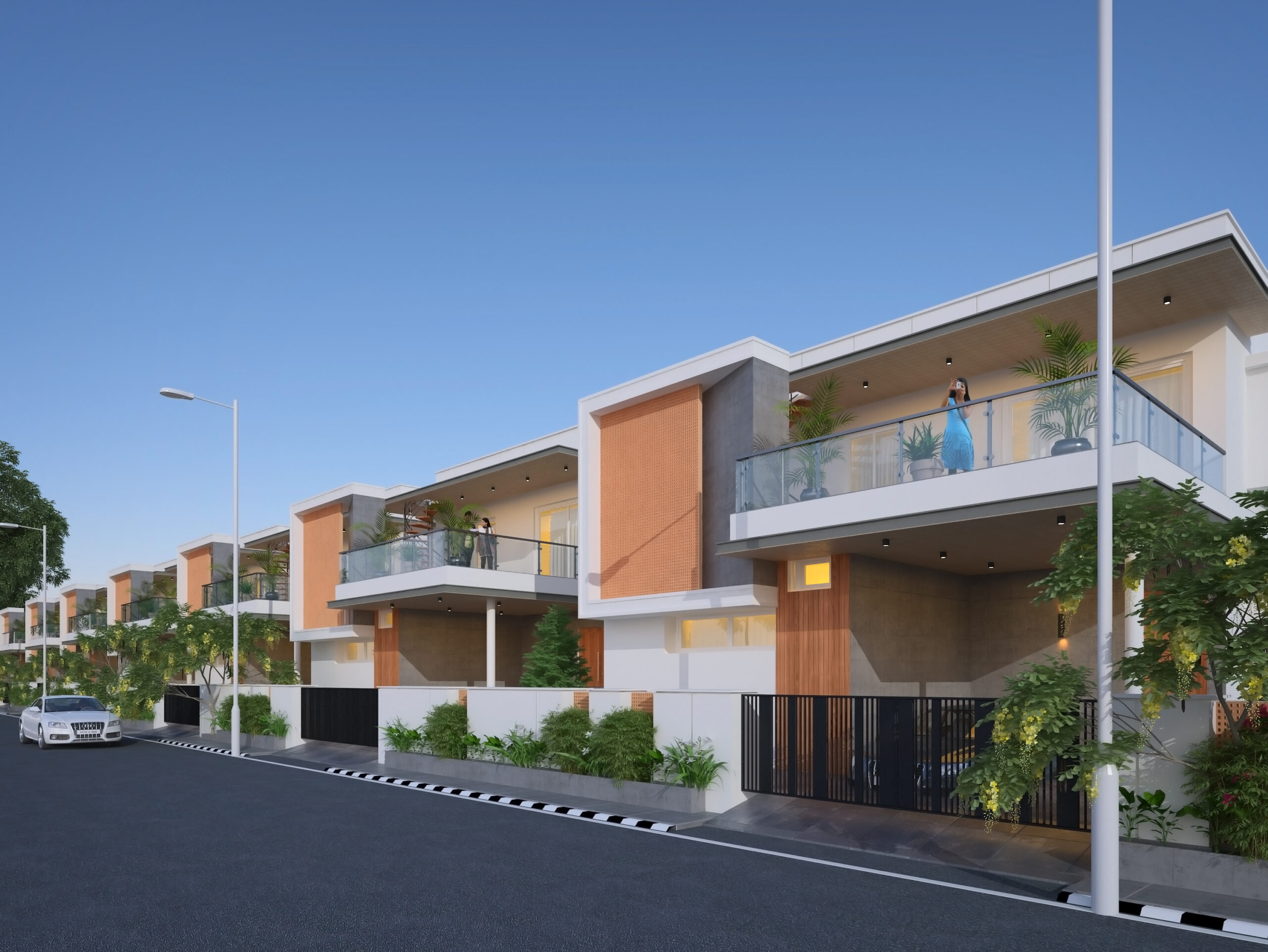 Duplex East – Street