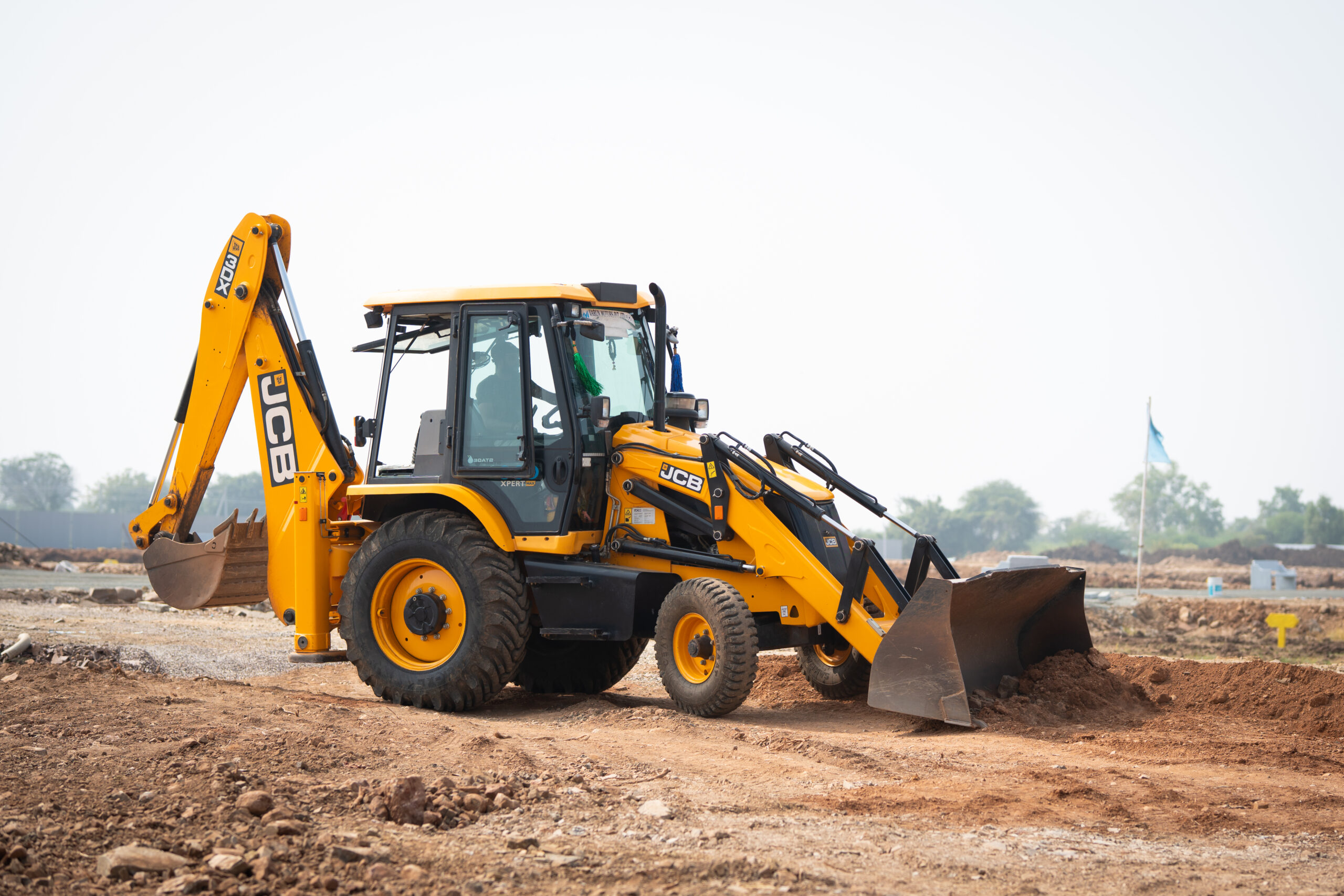 Earthwork in progress