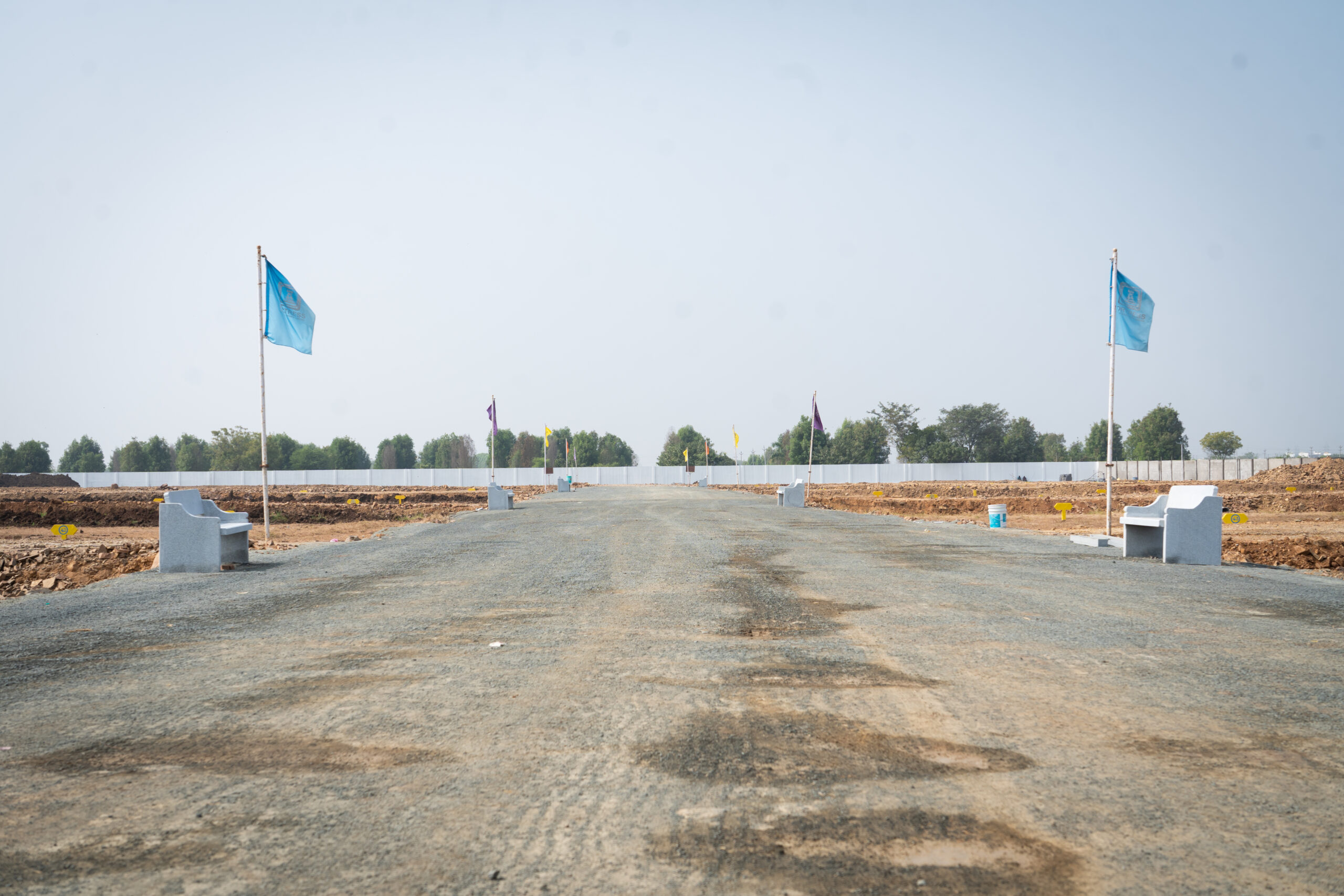 Road work in progress