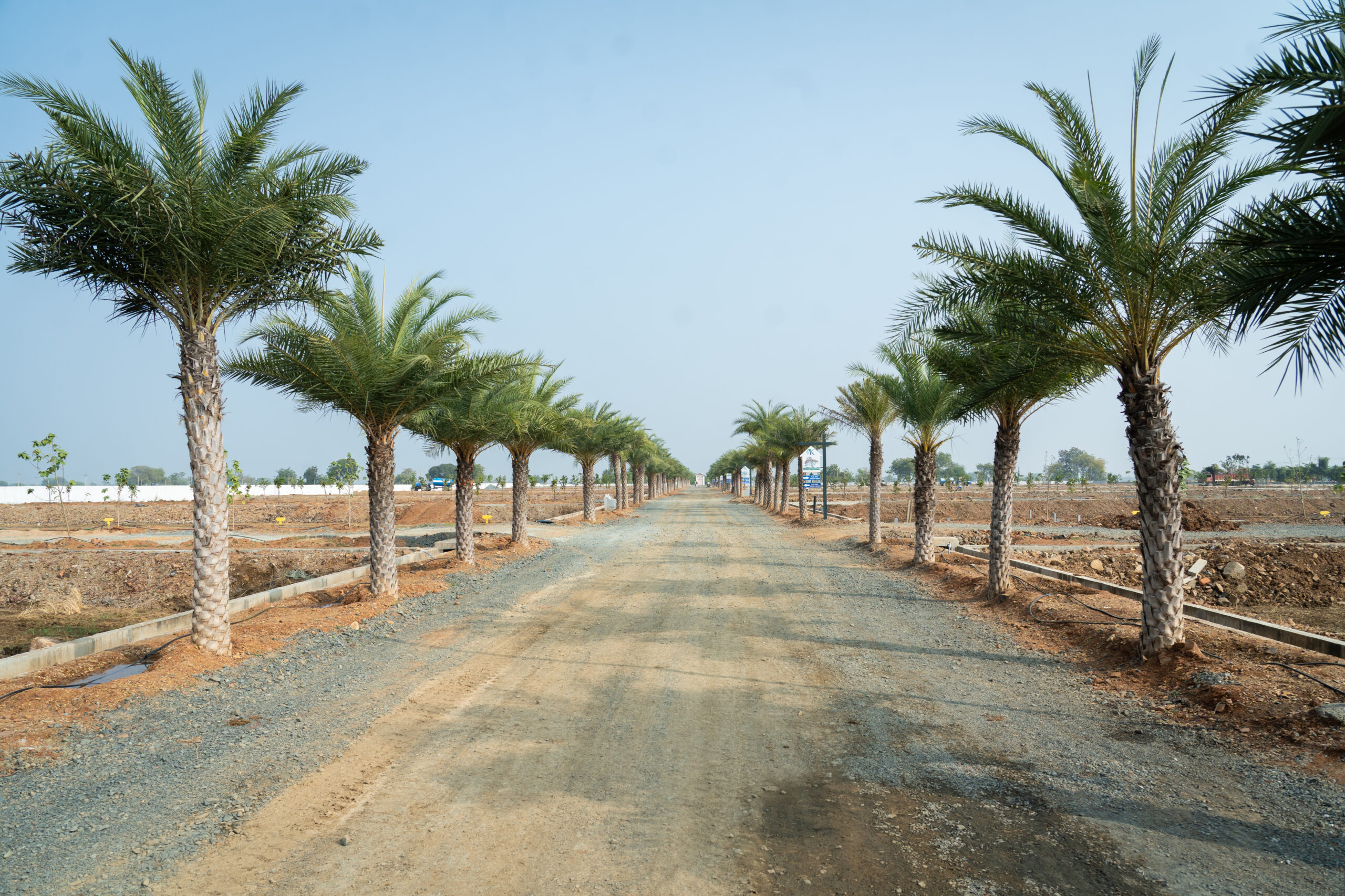 Road work in progress